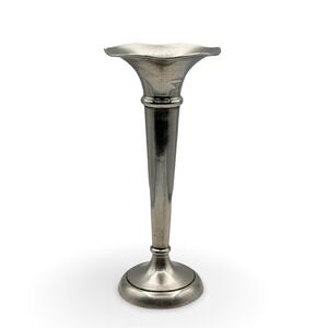 Birks Trumpet Vase 7.5" Antique Sterling Silver Weighted Base Canadian 1920's